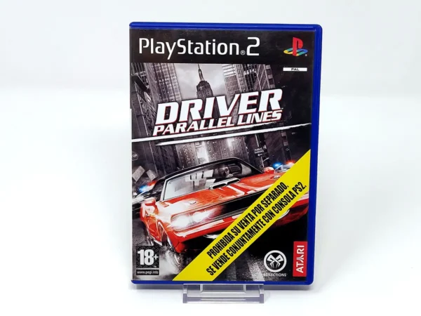 Portada de Driver: Parallel Lines (ESP) (v2) para PlayStation 2, edición PAL España, de segunda mano