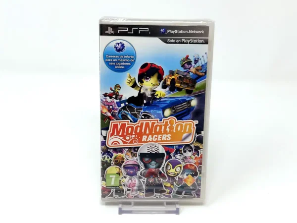 Portada de ModNation Racers (ESP) (Precintado) para PSP, edición PAL España, de segunda mano