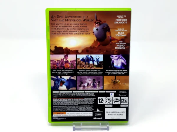 Parte trasera de Blue Dragon (UK) (Promo) para XBOX 360, edición PAL UK