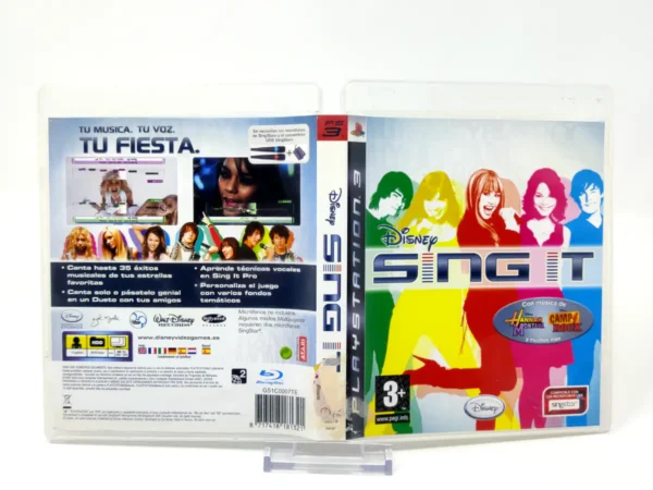 Disney Sing It (ESP) (Carátula) (Rebajado) para PlayStation 3, edición PAL España, de segunda mano