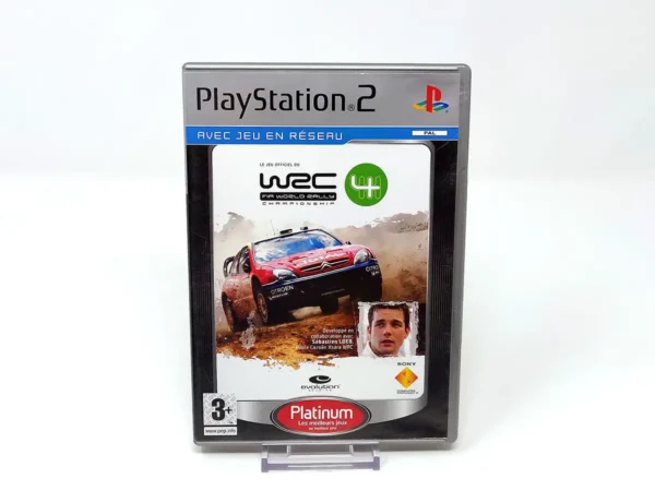 Portada de WRC 4: Le Jeu Officiel du FIA World Rally Championship (FRA) (Platinum) para PlayStation 2, edición PAL Francia, de segunda mano