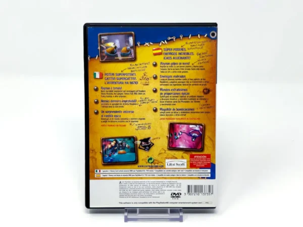 Parte trasera de Rayman 3: Hoodlum Havoc (Holográfica) (ESP) (Rebajado) para PlayStation 2, edición PAL España