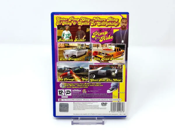Interior del juego MTV Pimp My Ride (UK) para PlayStation 2 con disco y manual