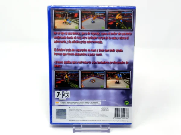 Parte trasera de World Wrestling Championship (ESP) (Precintado) para PlayStation 2, edición PAL España