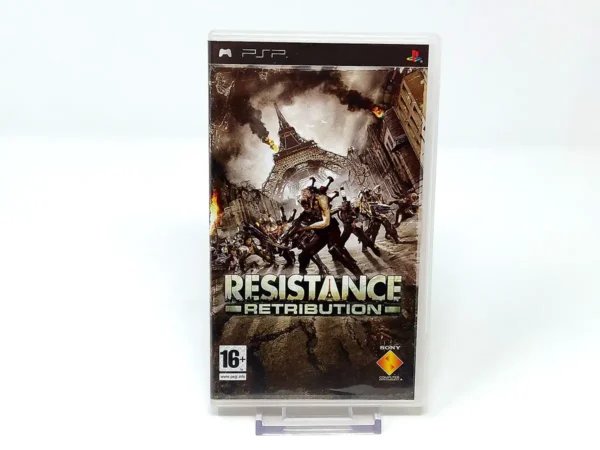 Portada de Resistance: Retribution (ESP) (Promo) para PSP, edición PAL España, de segunda mano