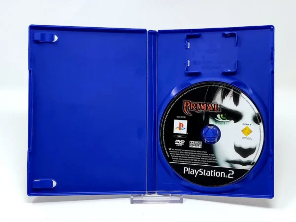 Interior del juego Primal (ESP) (Rebajado) para PlayStation 2 con disco y manual