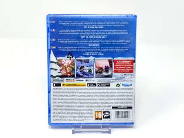 Parte trasera de South Park: Snow Day! (ESP) (Precintado) para PlayStation 5, edición PAL España