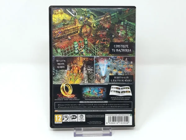 Parte trasera de Dungeons: The Dark Lord (ESP) para PC