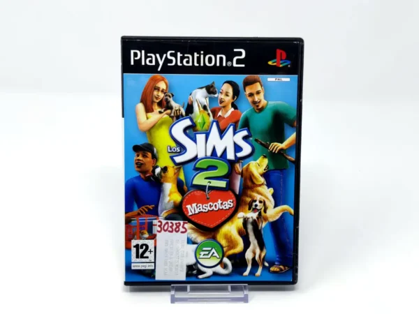Portada de Los Sims 2: Mascotas (ESP) (Rebajado) para PlayStation 2, edición PAL España, de segunda mano