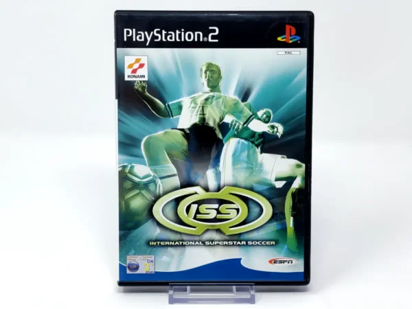 Portada de International Superstar Soccer (ESP) (v1) (Rebajado) para PlayStation 2, edición PAL España, de segunda mano