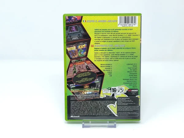 Lateral de la caja de Midway Arcade Treasures 2 (ESP) para XBOX