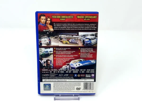 Parte trasera de Pro Race Driver (ESP) para PlayStation 2, edición PAL España