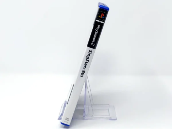 Lateral de la caja de SingStar '80s (ESP) para PlayStation 2