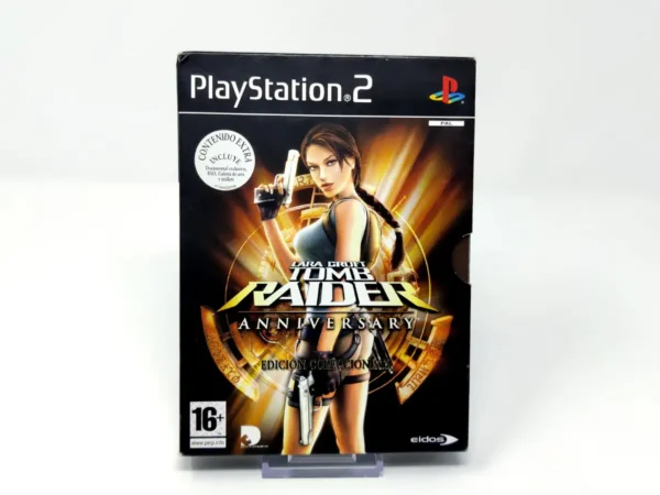 Portada de Lara Croft Tomb Raider: Anniversary (Edición Coleccionista) (ESP) para PlayStation 2, edición PAL España, de segunda mano