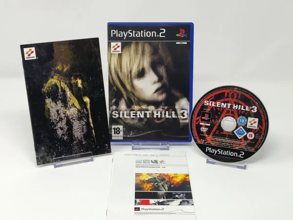 Lateral de la caja de Silent Hill 3 (ESP) para PlayStation 2