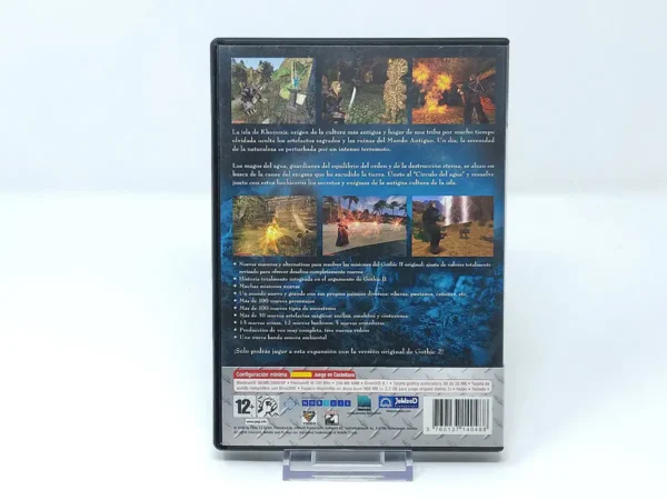 Interior del juego Gothic II: Night of the Raven (Expansión) (ESP) para PC con disco y manual