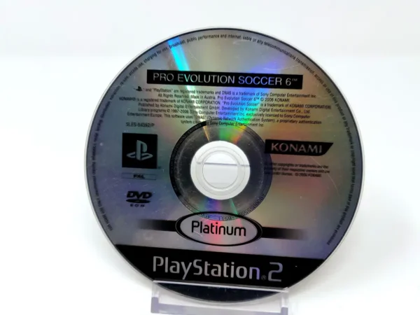 Pro Evolution Soccer 6 (ESP) (Platinum) (Disco) para PlayStation 2, edición PAL España, de segunda mano