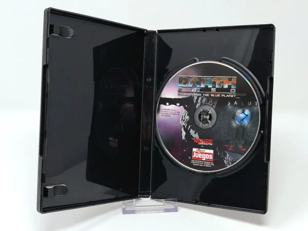 Interior del juego Earth 2150: Escape From The Blue Planet (ESP) para PC con disco y manual