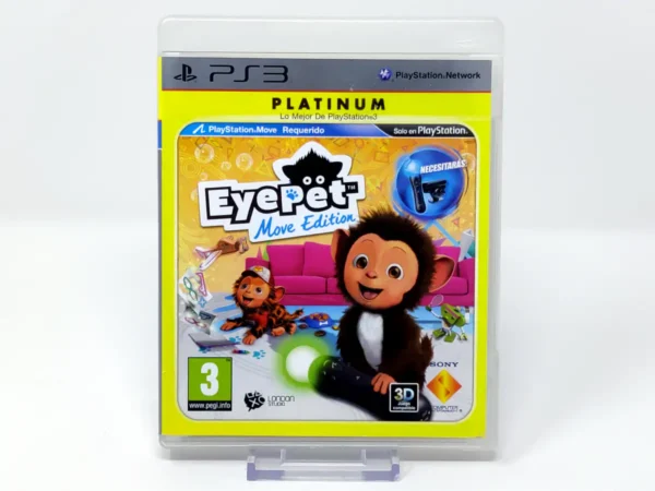 Portada de EyePet: Move Edition (ESP) (Platinum) para PlayStation 3, edición PAL España, de segunda mano