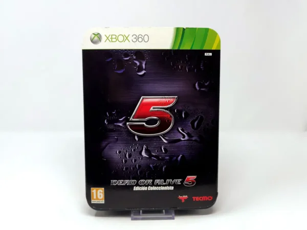 Portada de Dead or Alive 5 (Edición Coleccionista) (ESP) para XBOX 360, edición PAL España, de segunda mano