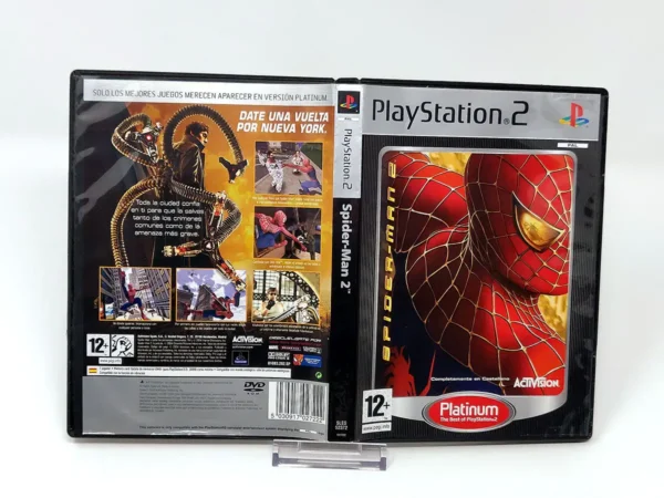 Spider-Man 2 (ESP) (Platinum) (Carátula) para PlayStation 2, edición PAL España, de segunda mano
