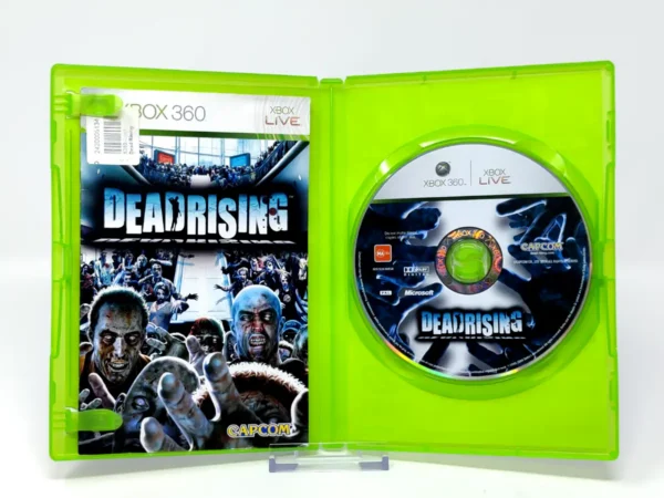 Interior del juego Dead Rising (ESP) para XBOX 360 con disco y manual