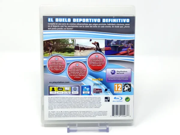 Parte trasera de Sports Champions (ESP) (Rebajado) para PlayStation 3, edición PAL España