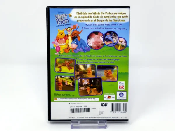 Parte trasera de Disney Winnie the Pooh: La Fiesta de Cumpleaños (ESP) (Rebajado) para PlayStation 2, edición PAL España