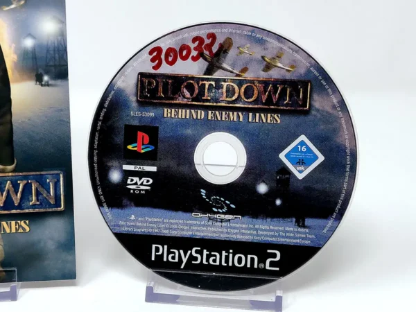 Parte trasera de Pilot Down: Behind Enemy Lines (ESP) (Rebajado) para PlayStation 2, edición PAL España