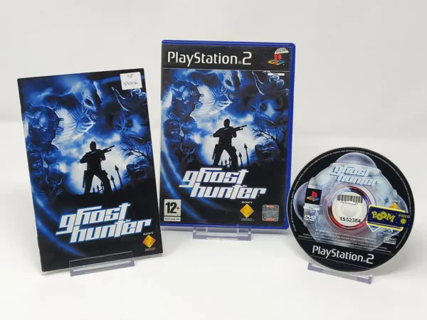 Interior del juego Ghosthunter (ESP) (Rebajado) para PlayStation 2 con disco y manual