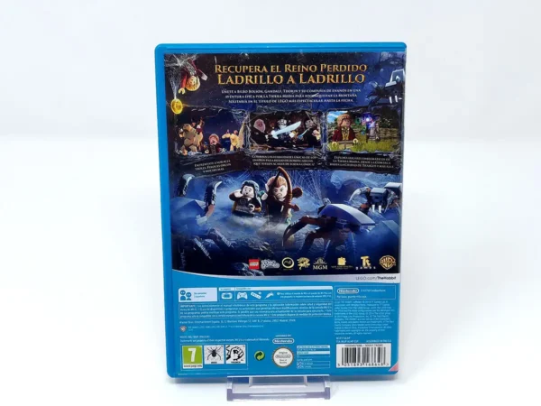 Parte trasera de LEGO The Hobbit (ESP) para Nintendo Wii U, edición PAL España