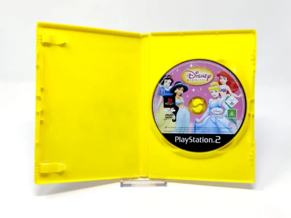 Interior del juego Disney Princesas: Un Viaje Encantado (ESP) (Rebajado) para PlayStation 2 con disco y manual
