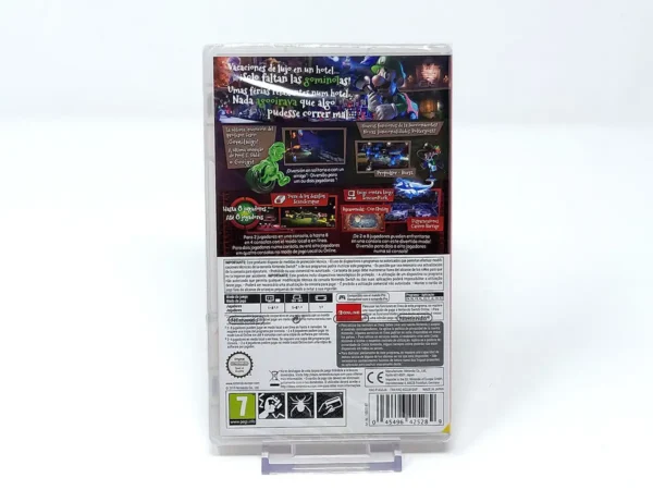Parte trasera de Luigi's Mansion 3 (ESP) (Precintado) para Nintendo Switch, edición PAL España