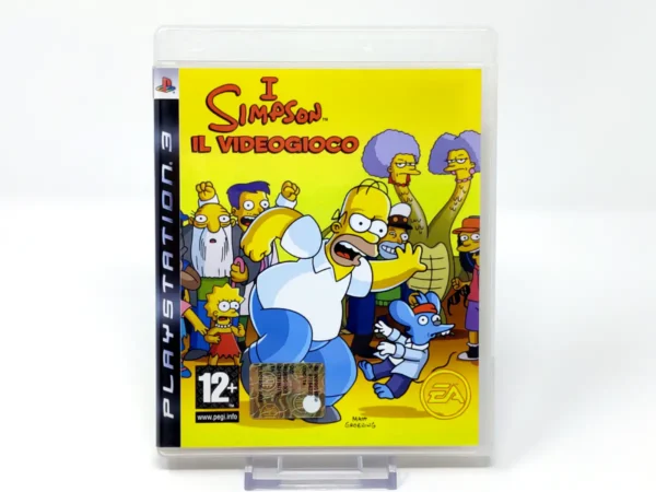 Portada de I Simpson: Il Videogioco (ITA) para PlayStation 3, edición PAL Italia, de segunda mano