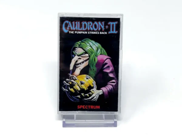 Portada de Cauldron II: The Pumpkin Strikes Back para Sinclair ZX Spectrum, edición PAL, de segunda mano