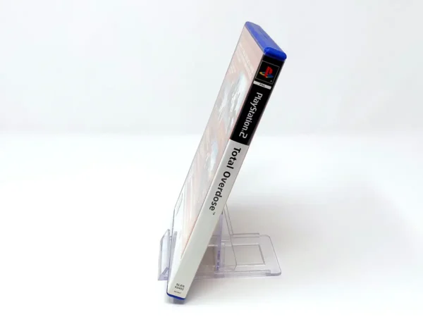 Lateral de la caja de Total Overdose (UK) para PlayStation 2