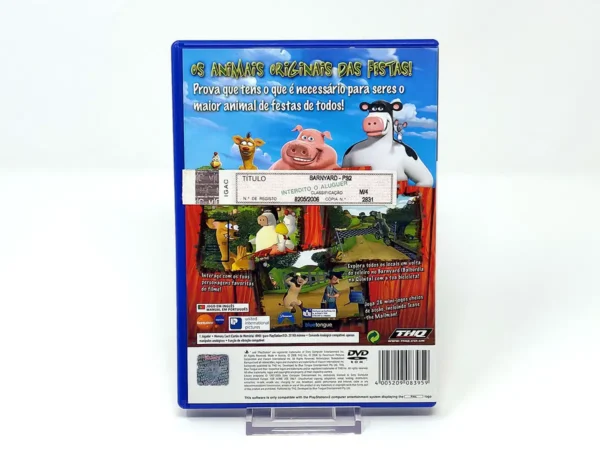 Parte trasera de Nickelodeon: Balbúrdia na Quinta (POR) para PlayStation 2, edición PAL Portugal