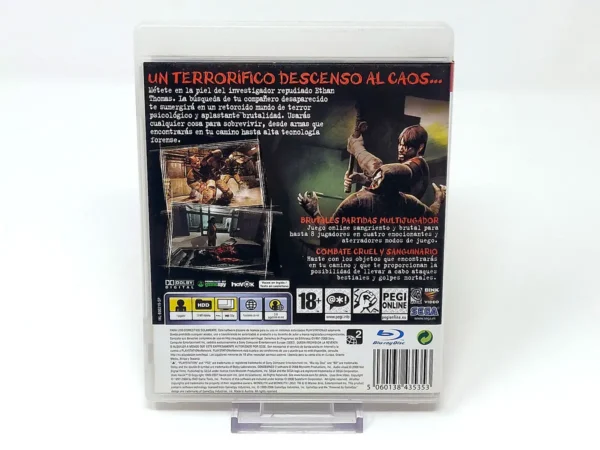 Parte trasera de Condemned 2 (ESP) para PlayStation 3, edición PAL España