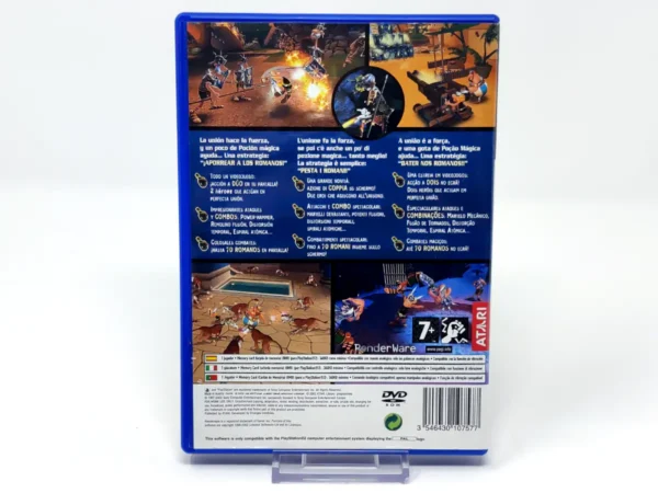 Parte trasera de Astérix & Obélix XXL (ESP) para PlayStation 2, edición PAL España