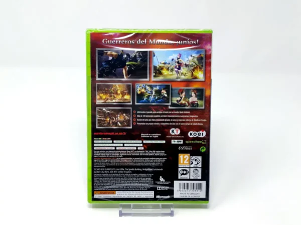 Parte trasera de Warriors Orochi 3 (ESP) (Precintado) para XBOX 360, edición PAL España