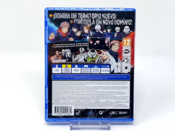 Parte trasera de Jujutsu Kaisen: Cursed Clash (ESP) (Precintado) para PlayStation 4, edición PAL España