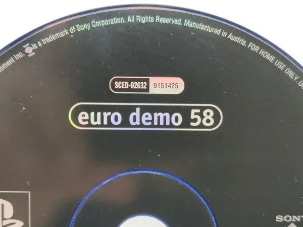 Euro Demo 58 para PlayStation 1, de segunda mano