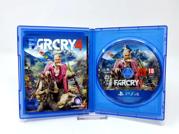 Interior del juego Far Cry 4 (Edición Limitada) (ESP) para PlayStation 4 con disco y manual