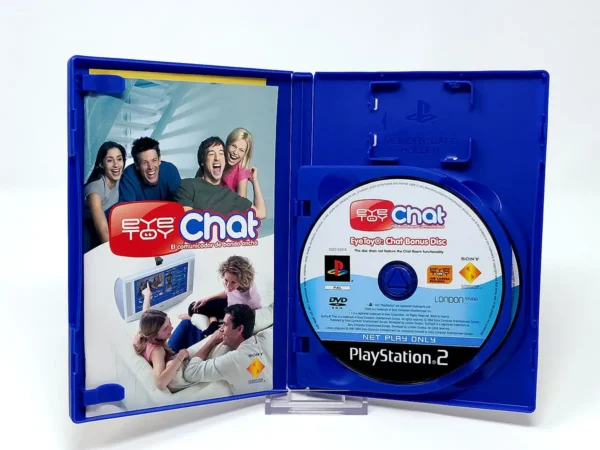 Interior del juego EyeToy: Chat (ESP) para PlayStation 2 con disco y manual