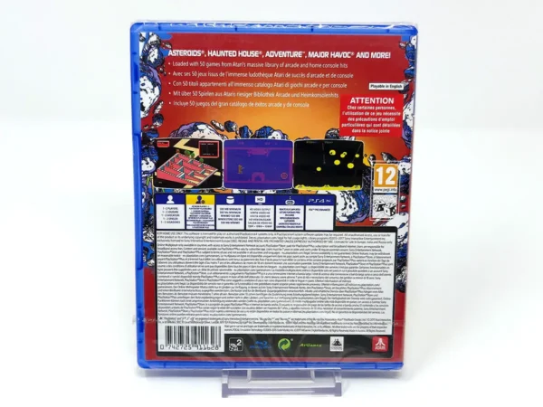 Parte trasera de Atari Flashback Classics Vol. 2 (ESP) (Precintado) para PlayStation 4, edición PAL España