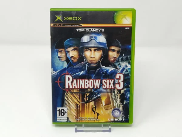Portada de Tom Clancy's Rainbow Six 3 (UK) para XBOX, edición PAL UK, de segunda mano