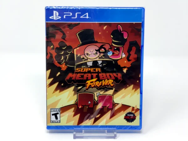 Portada de Super Meat Boy Forever (USA) (Limited Run) (Precintado) para PlayStation 4, edición NTSC USA, nuevo