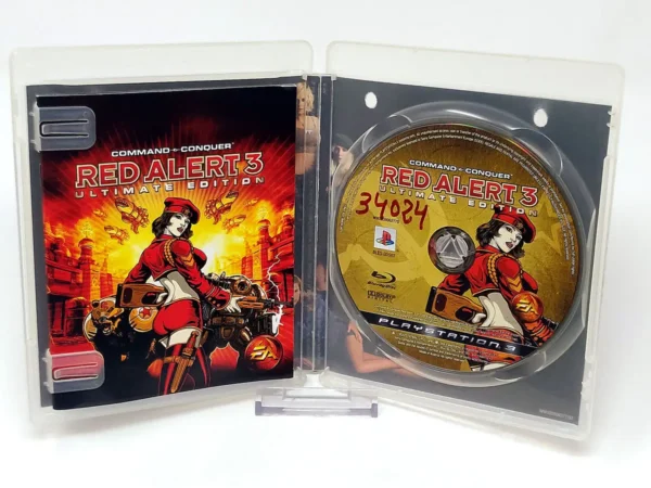 Interior del juego Command & Conquer: Red Alert 3: Ultimate Edition (ESP) (Rebajado) para PlayStation 3 con disco y manual