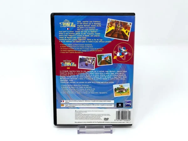 Parte trasera de Disney's Donald Duck: Quack Attack (ESP) (v2) (Rebajado) para PlayStation 2, edición PAL España