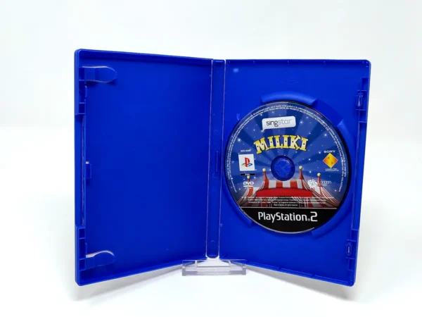 Interior del juego SingStar Miliki (ESP) (Rebajado) para PlayStation 2 con disco y manual